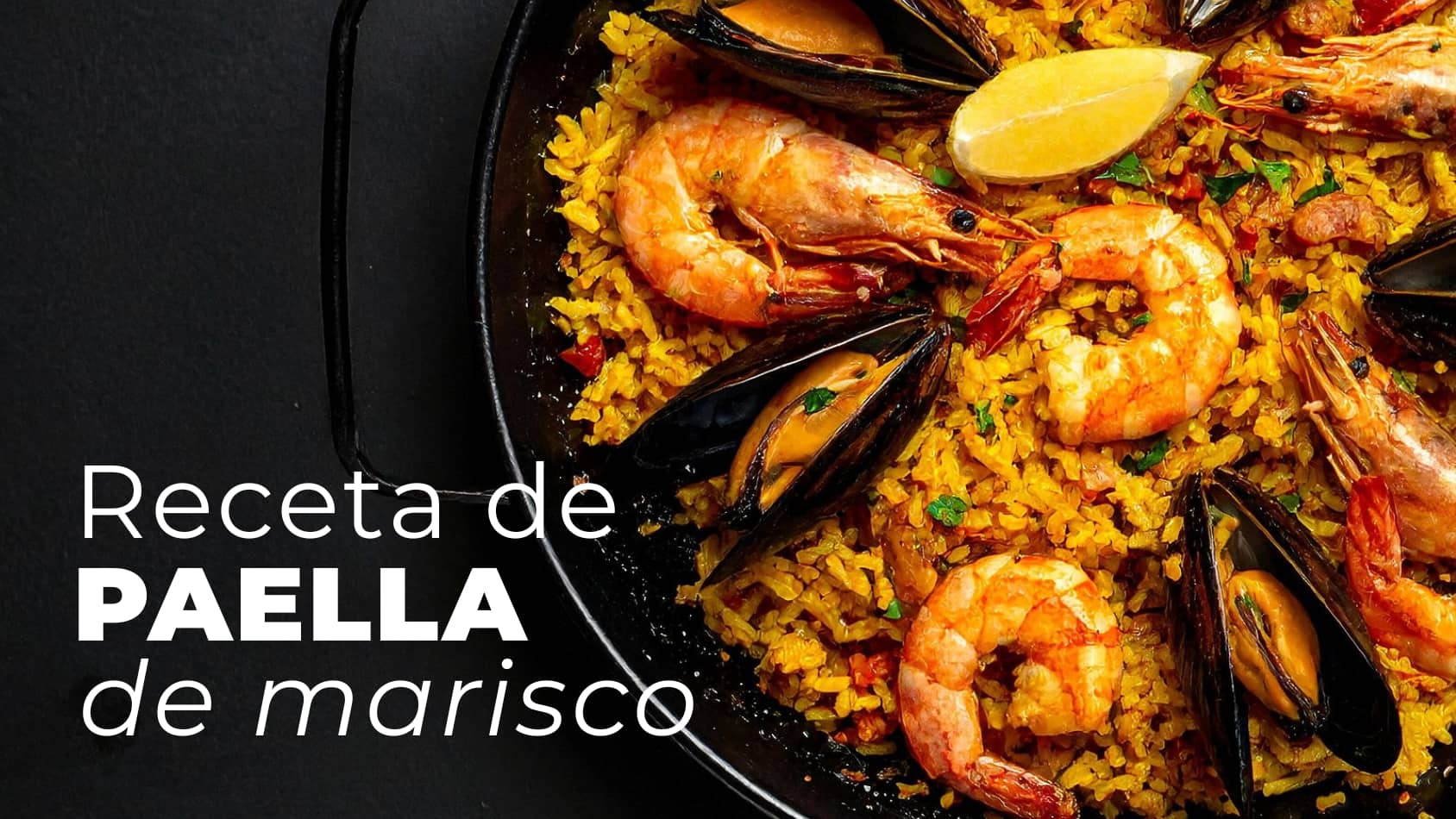 Receta de paella de marisco
